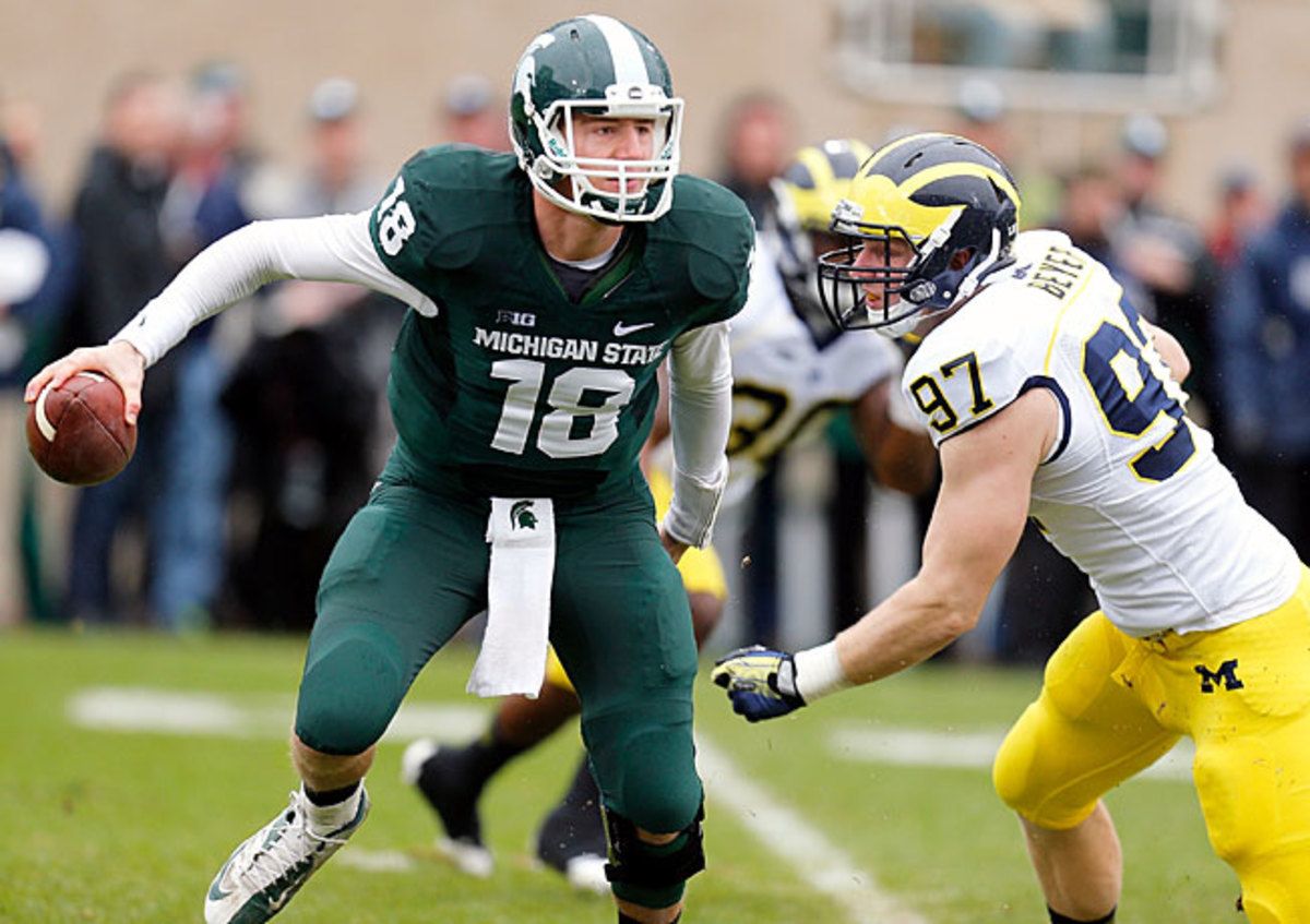 Michigan State QB Connor Cook has 12 touchdown passes during the team's eight-game winning streak.