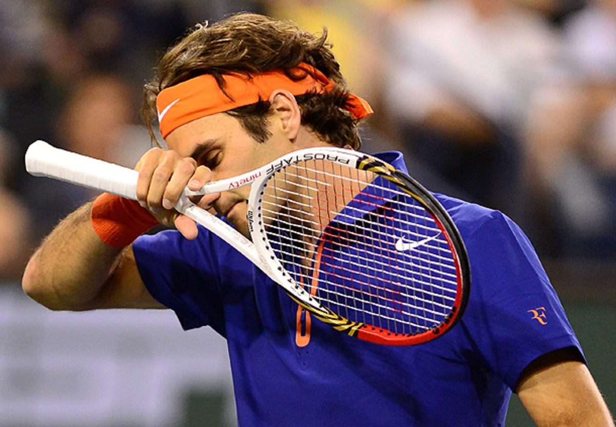 Roger Federer lost to Rafael Nadal in the quarterfinals at Indian Wells this season. (FREDERIC J. BROWN/AFP/Getty Images)