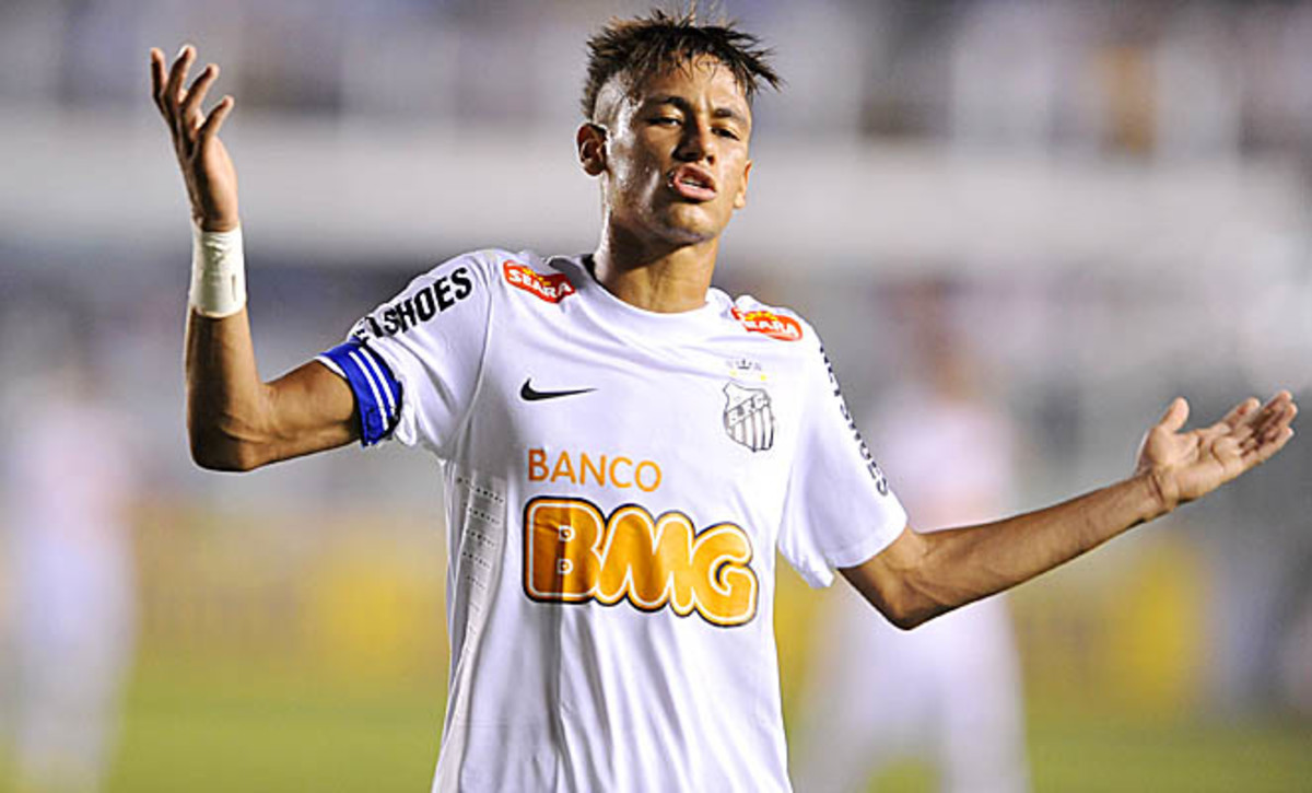 Neymar and Santos are in eighth place in the Brazilian league.
