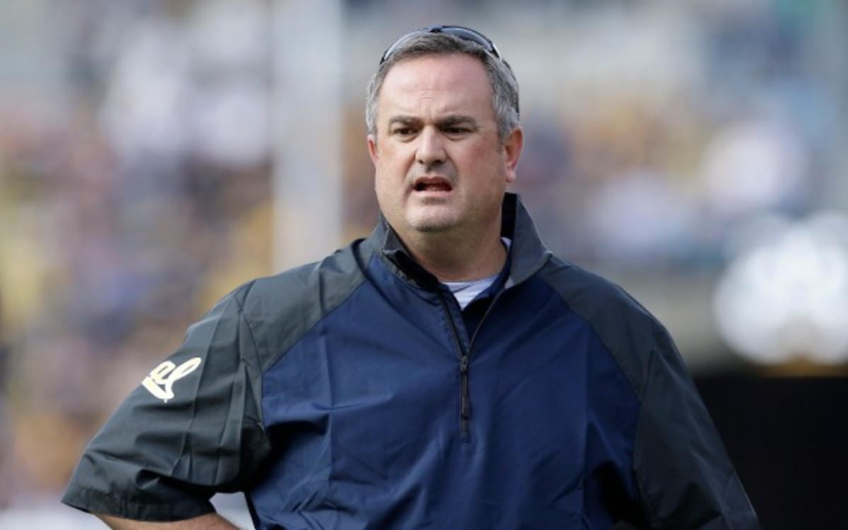 In Sonny Dykes first season at Cal, the team is giving up 44. 7 points a game. (AP Photo/Jeff Chiu)