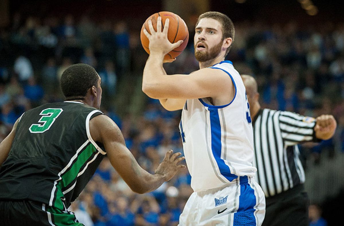 Creighton senior Ethan Wragge has amassed 224 career threes, but just 14 assists in 582 minutes. 