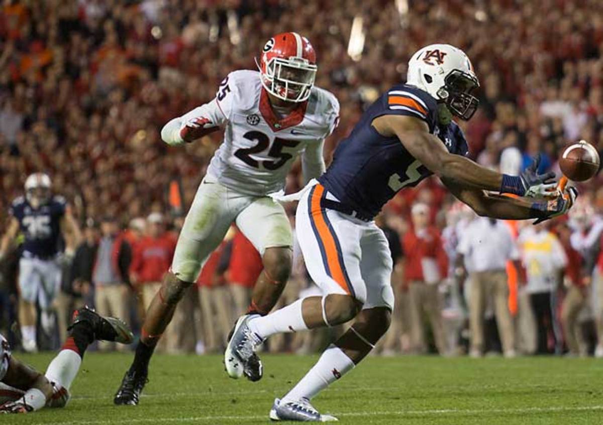 Auburn receiver Ricardo Louis' touchdown against Georgia began the Tigers' fortnight of miracles.