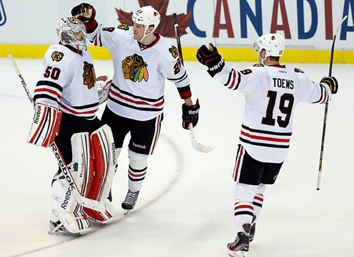 Despite close calls and a bunch of one-goal games, the Blackhawks have refused to lose in regulation.
