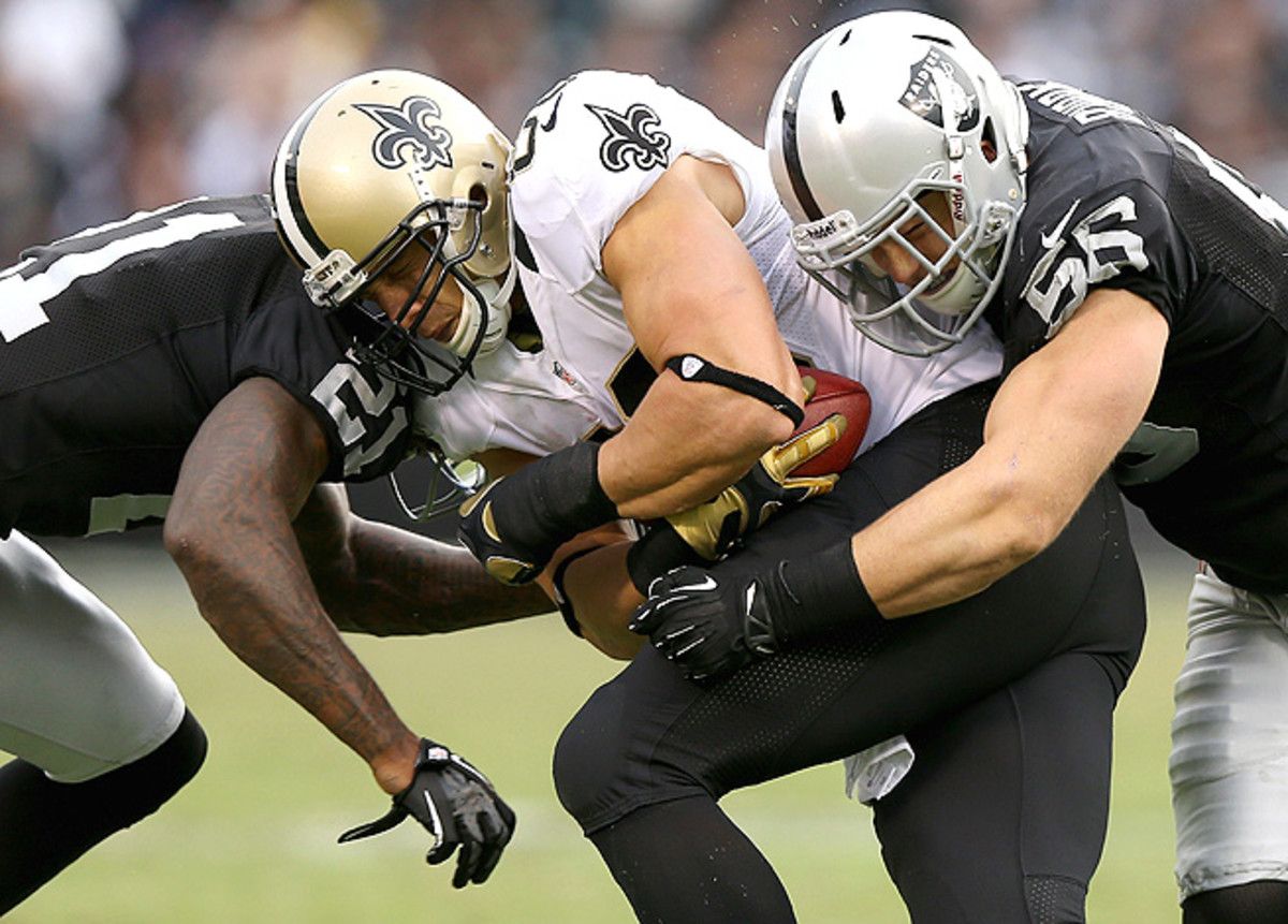 Injury troubles elsewhere have pushed Jimmy Graham to the top of the tight end rankings heap.