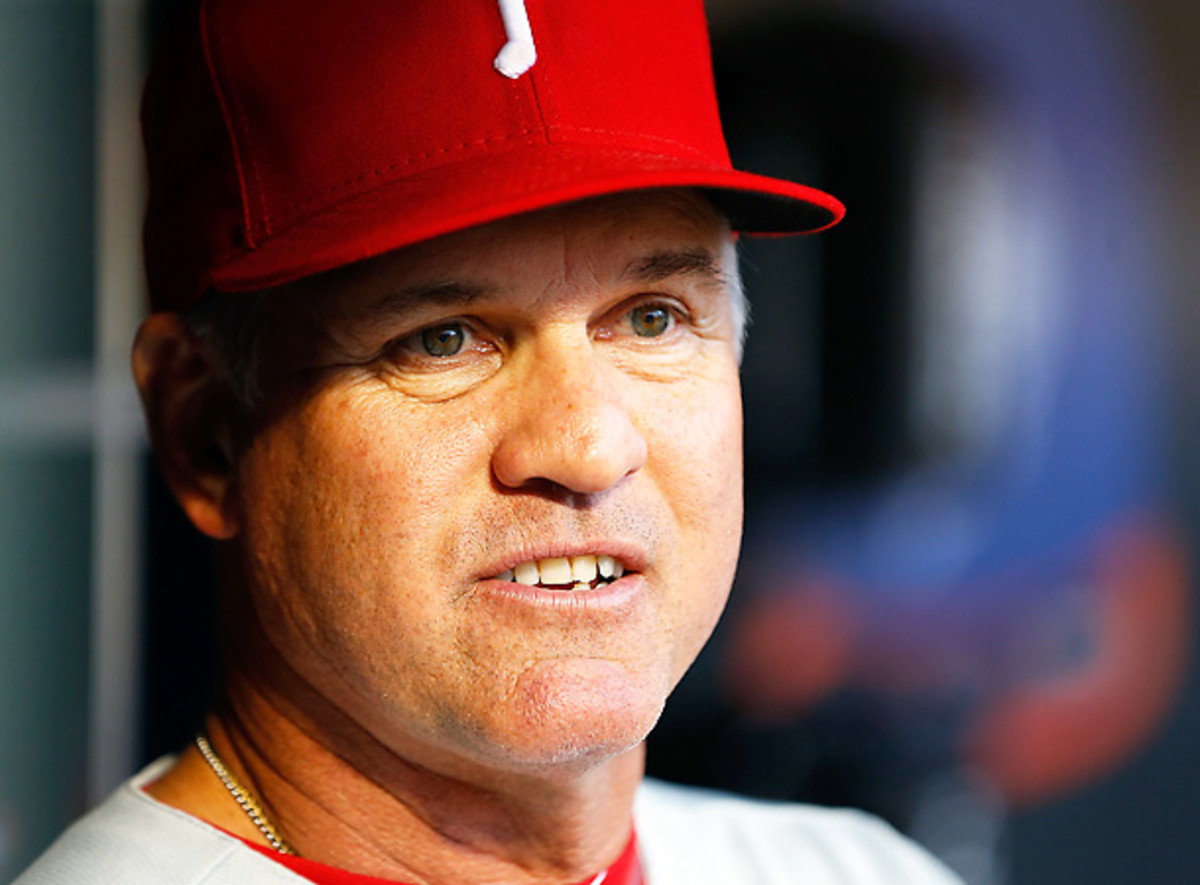 The Phillies removed Ryne Sandberg's interim tag and officially named him manager. (Jim McIsaac/Getty Images)