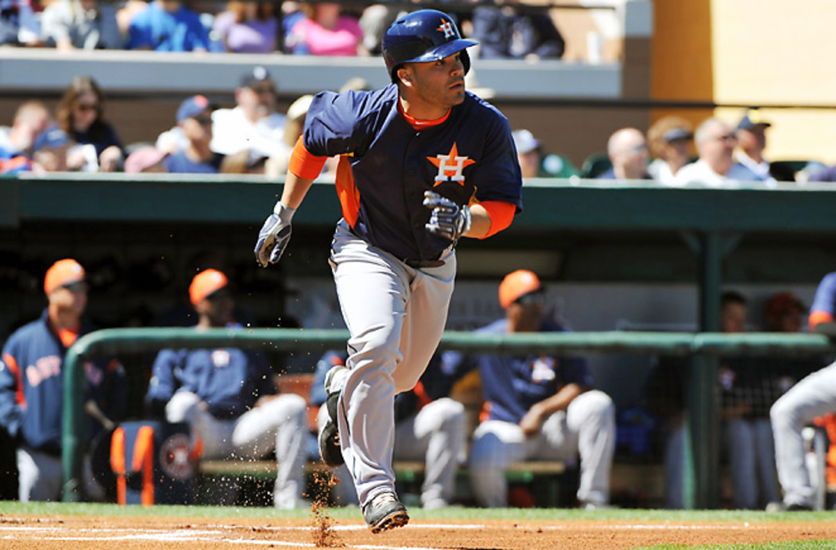 Houston Astros second baseman Jose Altuve won't hit for power, but he'll be a cheap source of steals.