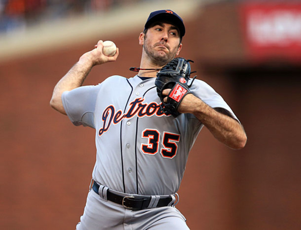 Tigers' ace Justin Verlander just inked a five-year, $140 million extension. (Doug Pensinger/Getty Images)