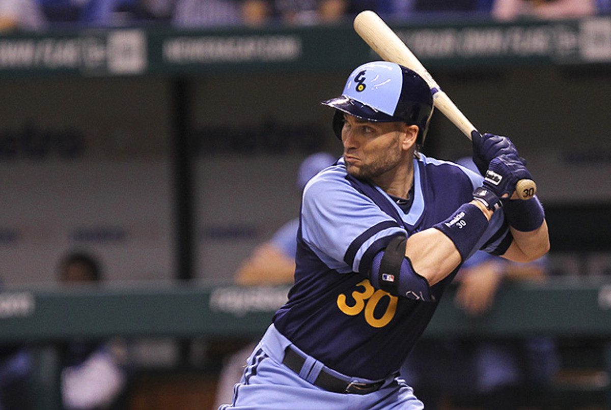 Scott is batting .249 with 9 homers and 39 RBIs for the Tampa Bay Rays this season.