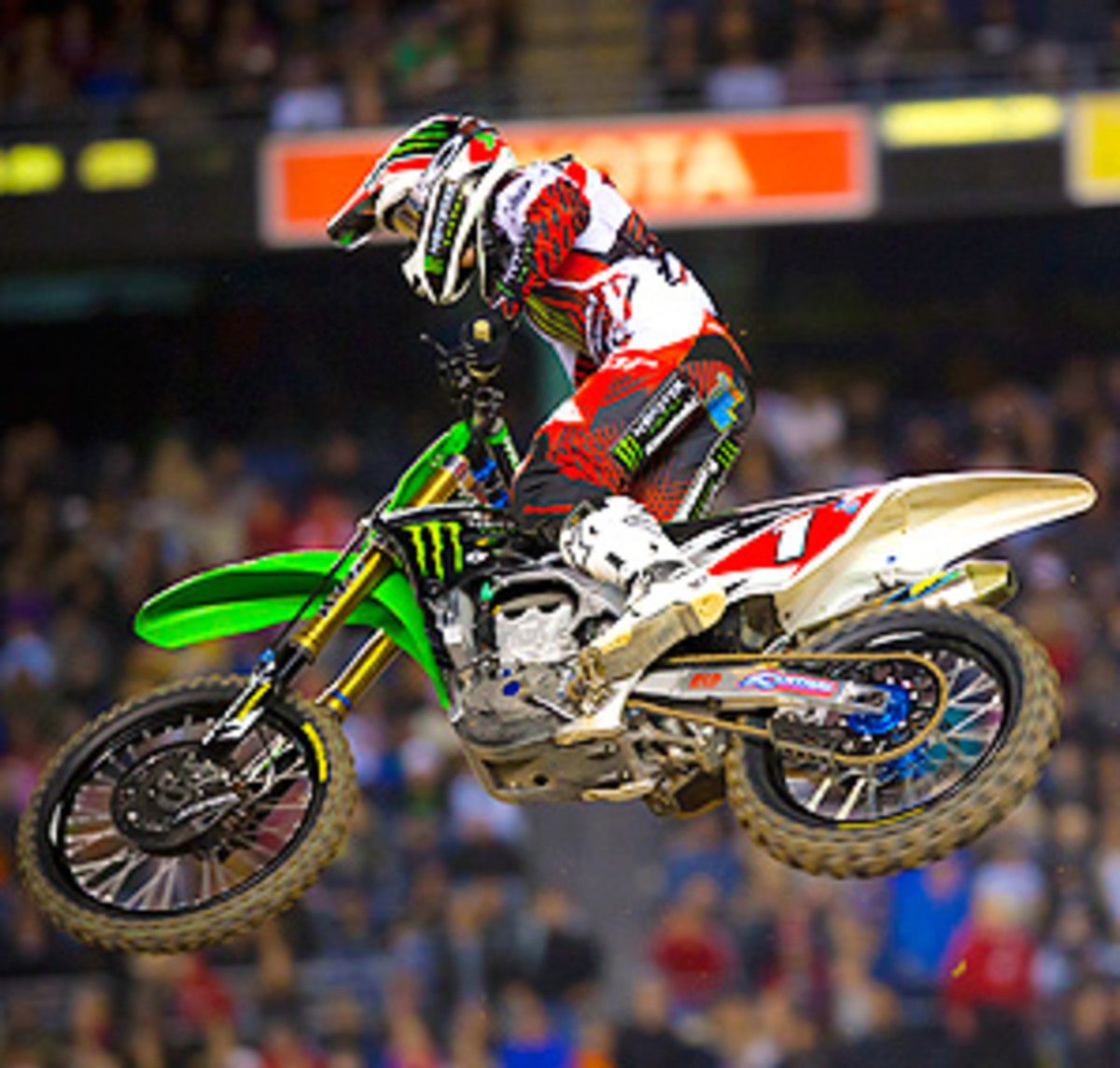 Ryan Villopoto locked in the 2012 supercross championship with two races left to go in the season.