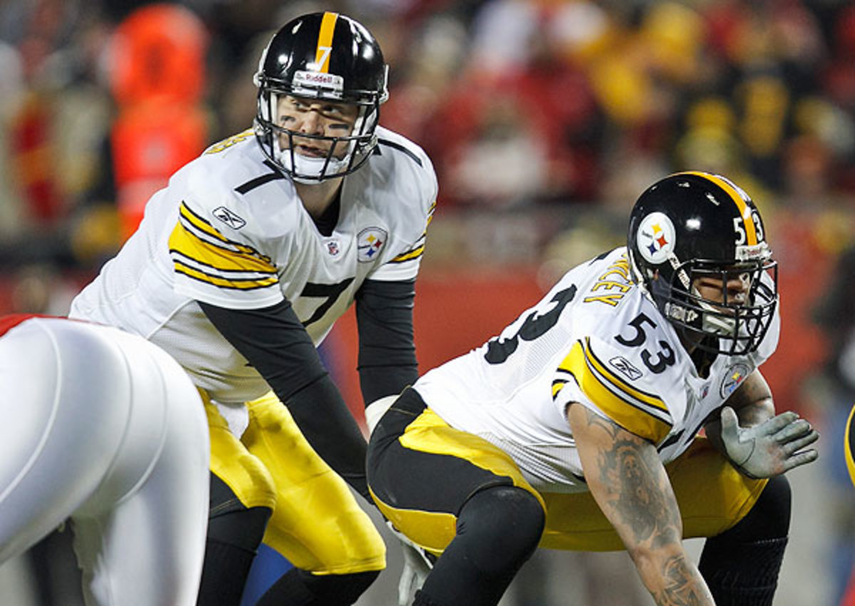 Maurkice Pouncey has started all but three games for the Steelers over three years in the NFL. 
