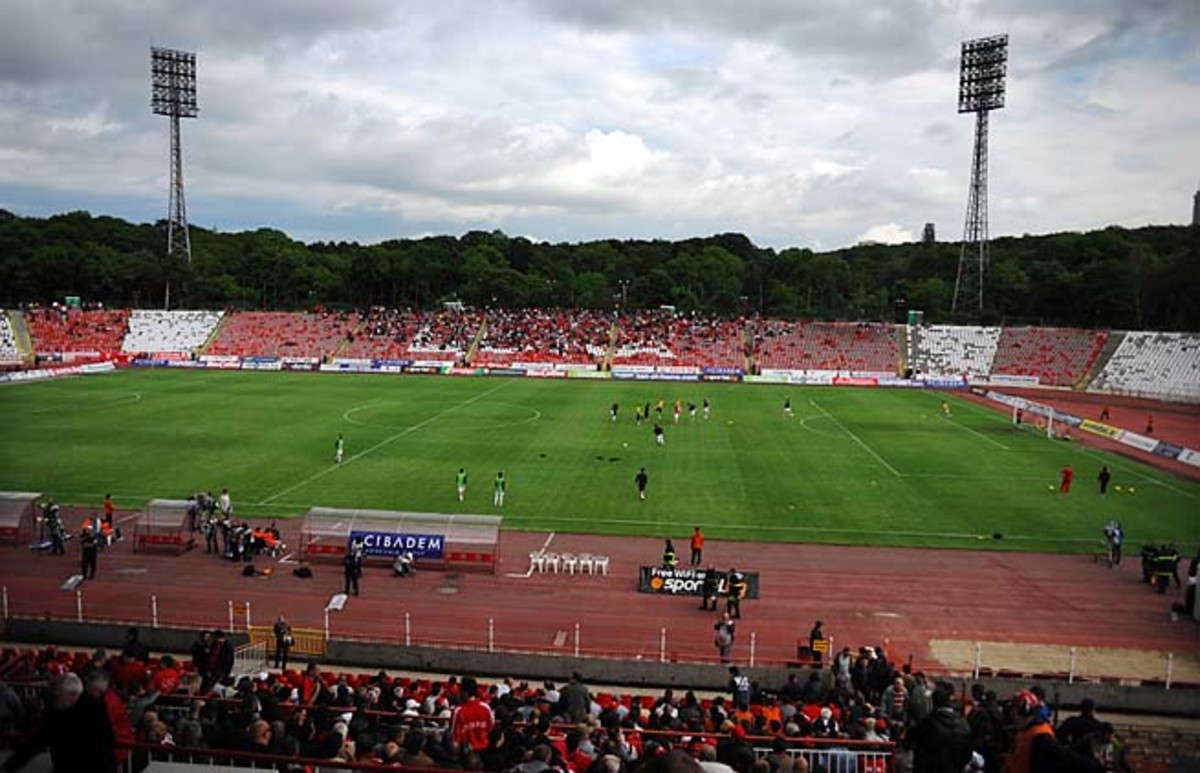 Fans even erected a tombstone at the Bulgarska Armiya stadium in Sofia.