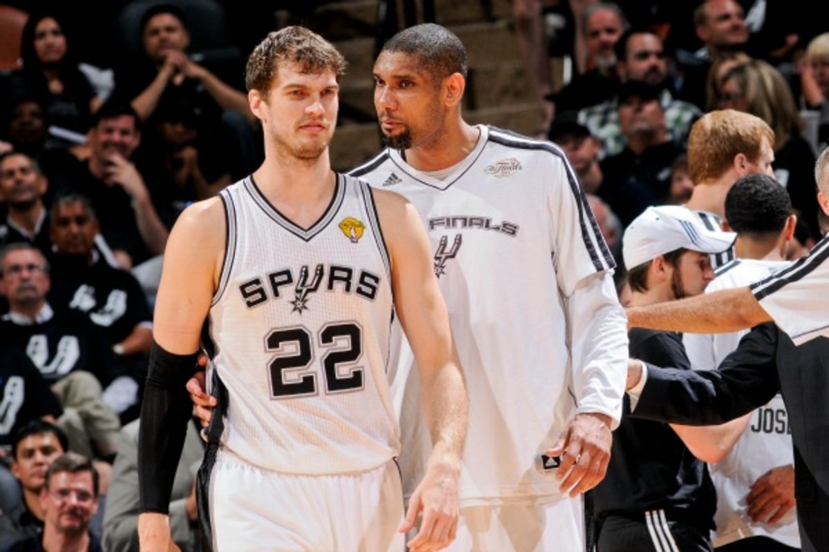 Tiago Splitter factors into the Spurs' post-Tim Duncan era. (D. Clarke Evans/NBAE via Getty Images)