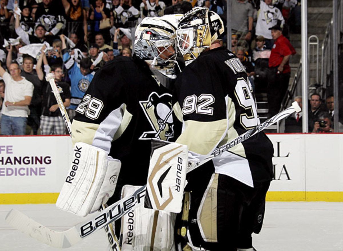 Tomas Vokoun and Marc-Andre Fleury