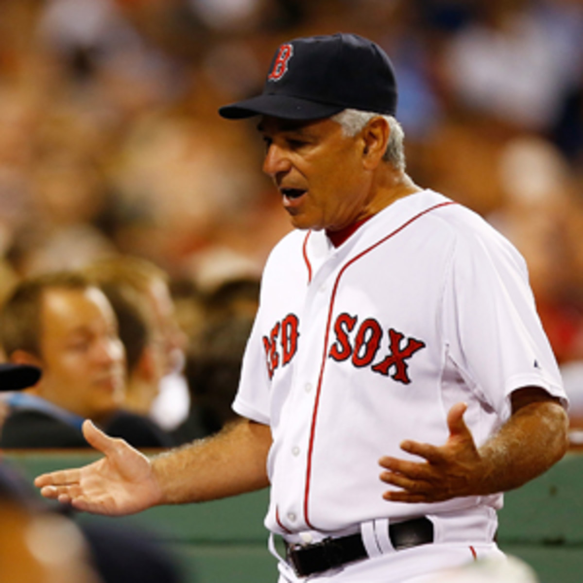 Bobby Valentine was fired in 2012 after one season as Red Sox manager. (Jared Wickerham/Getty Images)