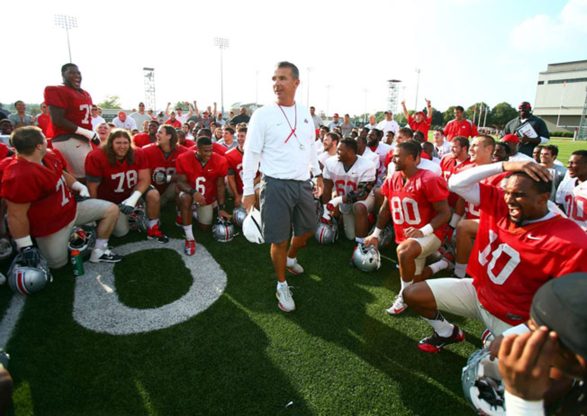 Urban Meyer addressed Ohio State in the week leading up to its season-opening 40-20 win over Buffalo.