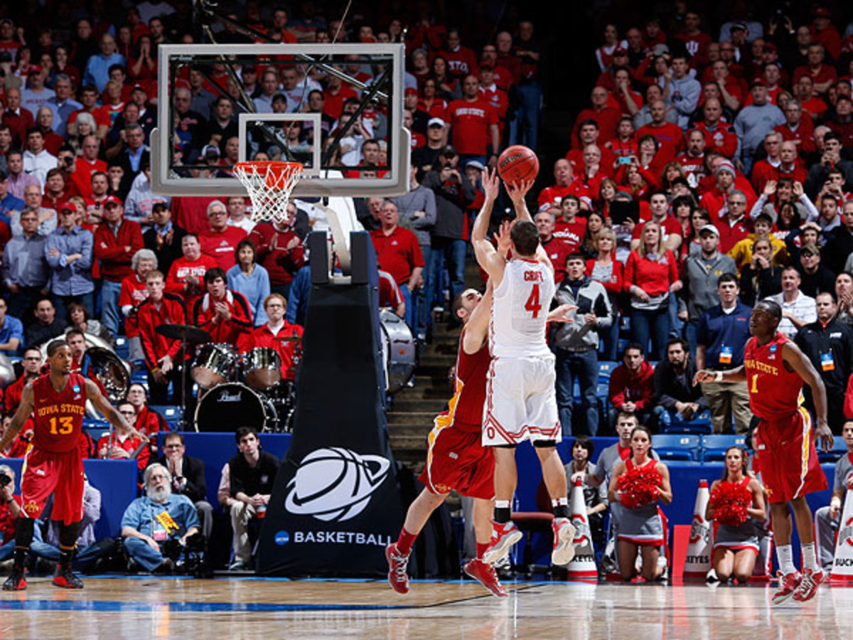 Aaron Craft hit the game-winning shot for Ohio State in its battle against Iowa State Sunday. (Joe Robbins/Getty Images)