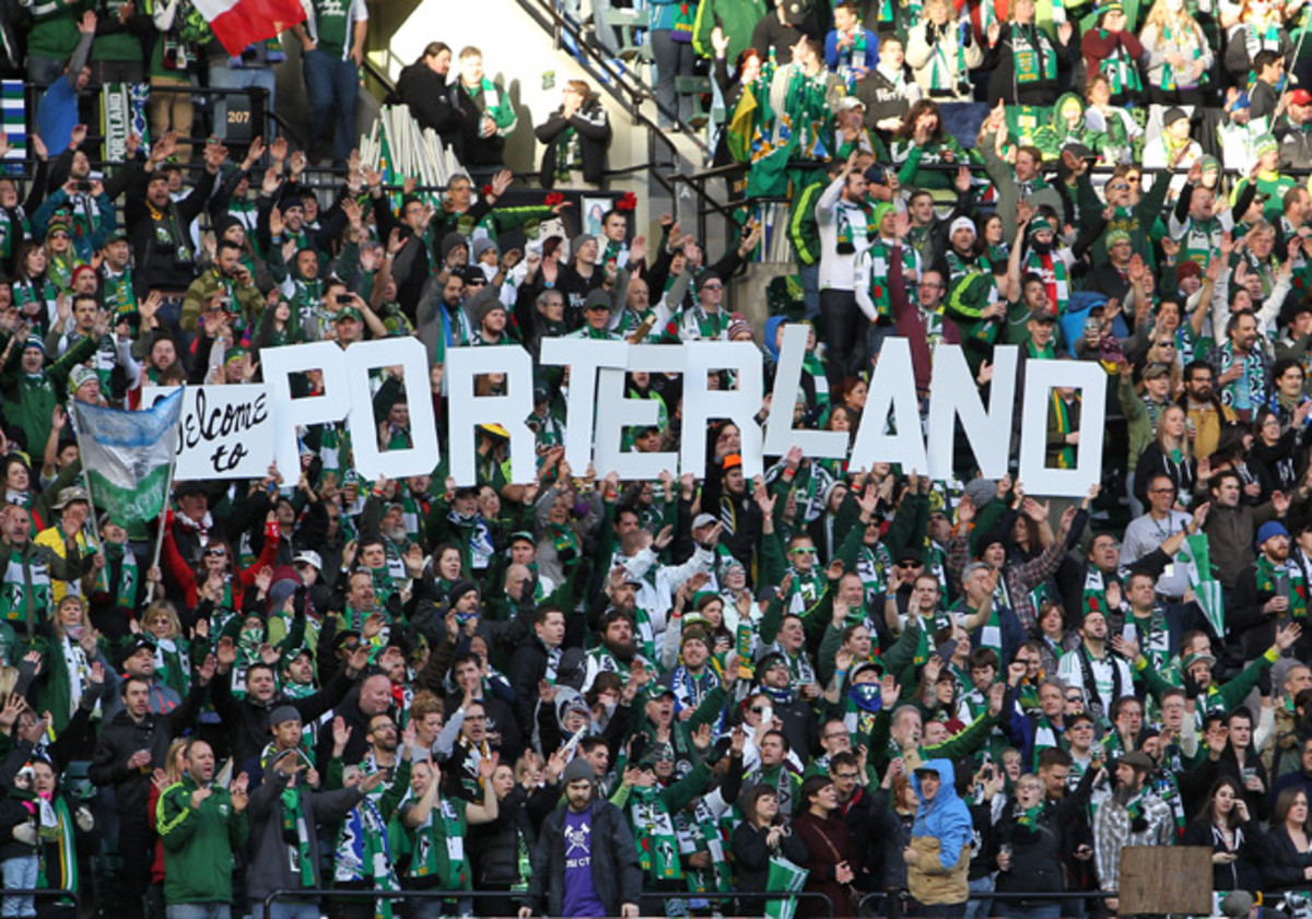 It has not taken long for Portland Timbers fans to rally behind manager Caleb Porter, who has been lauded by the Timbers Army in his first season.