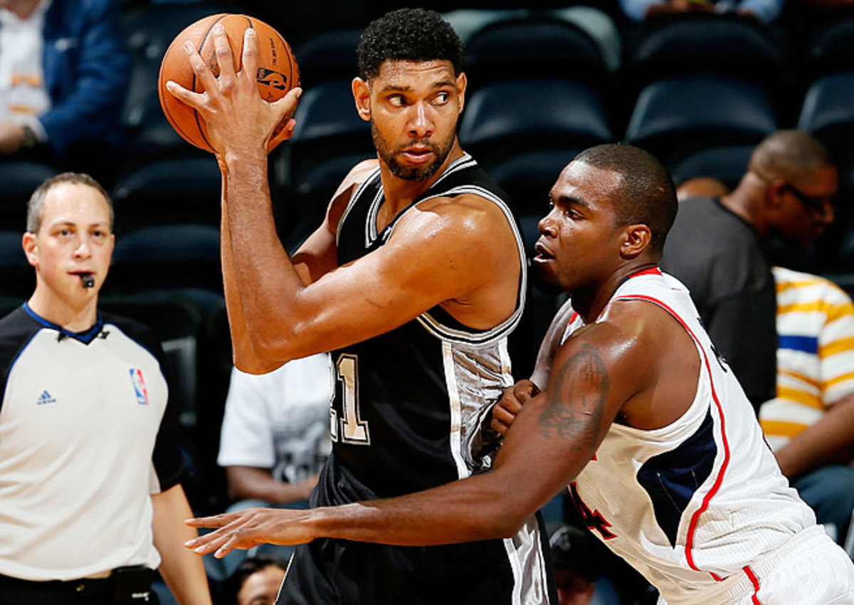 Tim Duncan was an All-Star and made the All-NBA first team as a 36-year-old last season.