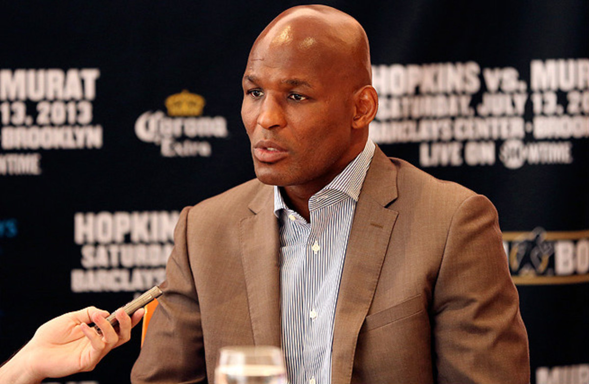 Bernard Hopkins was originally scheduled to defend his title against Karo Murat on July 13.