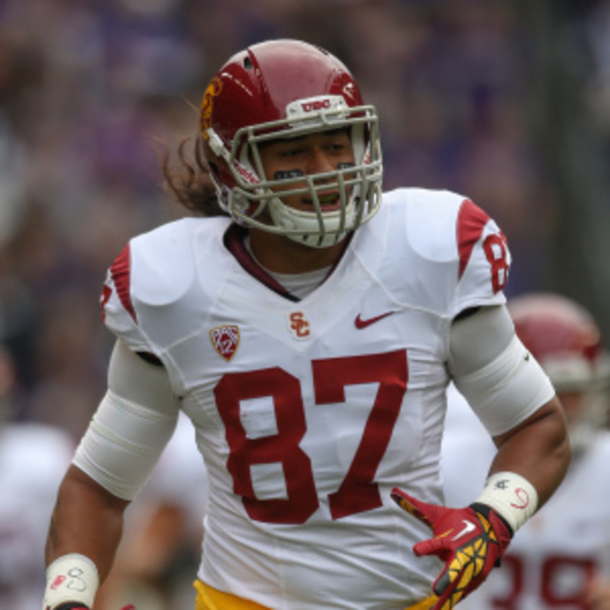 Junior Pomee has been removed from the USC Trojans. (Otto Greule Jr/Getty Images)