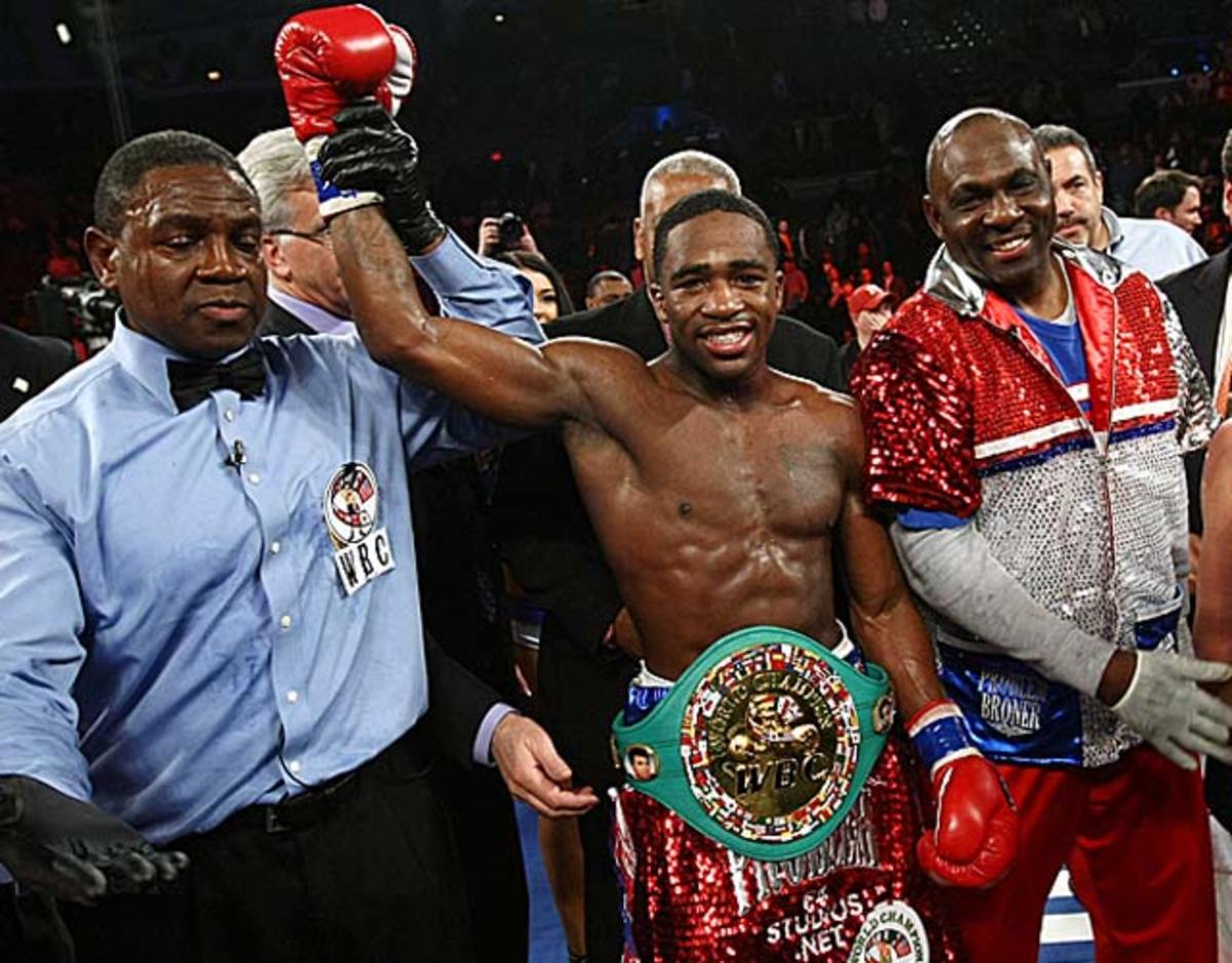 With his victory over Gavin Rees, Adrien Broner improved his career record to 26-0. (Tim Larsen/AP)