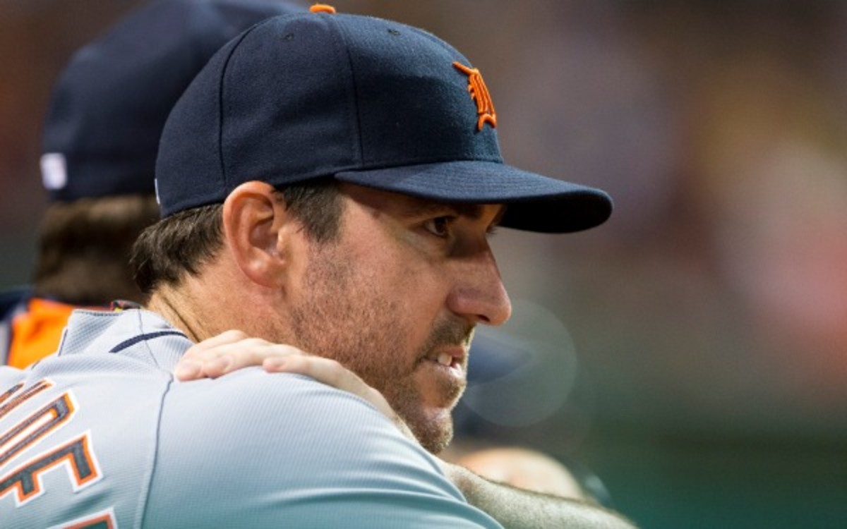 Justin Verlander responded to Jack Clark's assertions Verlander used performance-enhancing drugs. (Jason Miller/Getty Images)