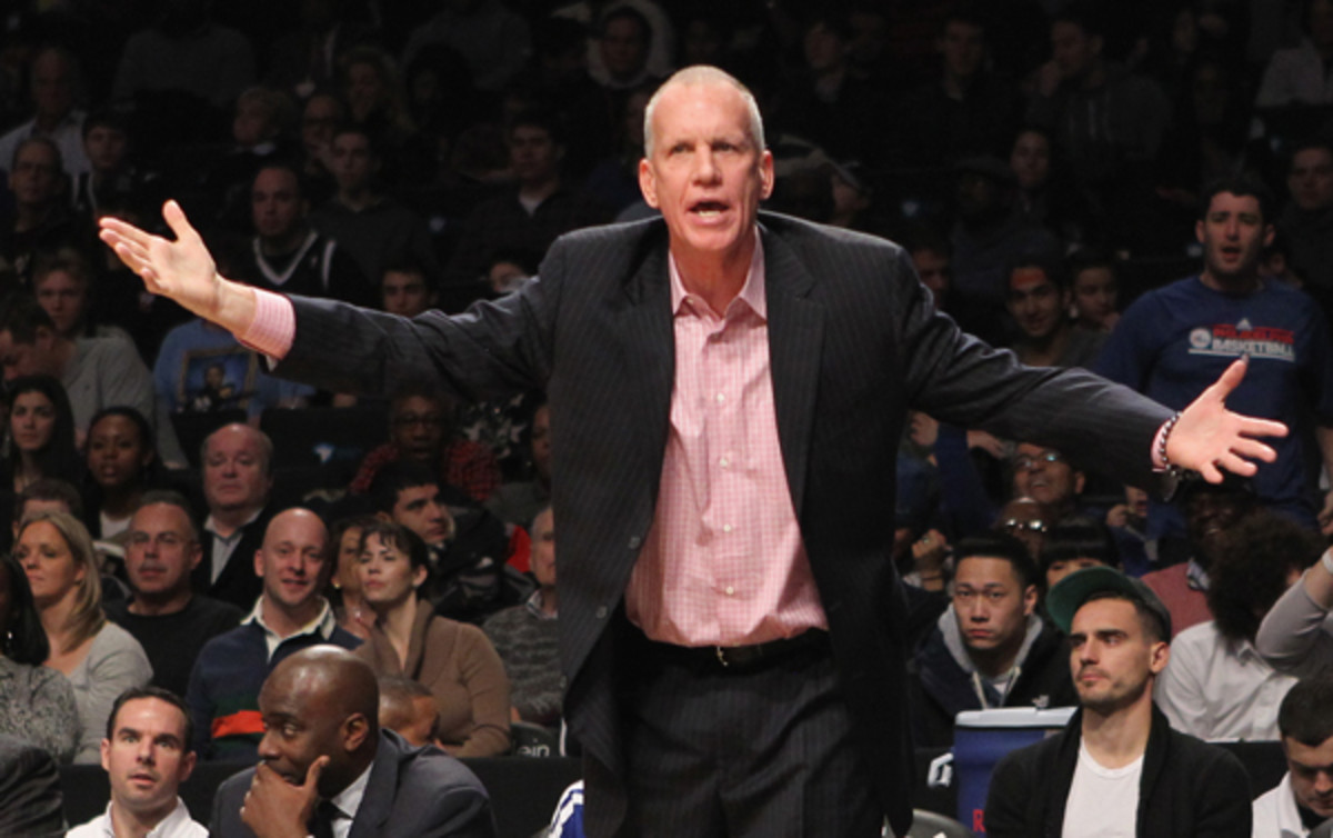 Doug Collins will reportedly resign as Sixers coach. (Bruce Bennett/Getty Images)
