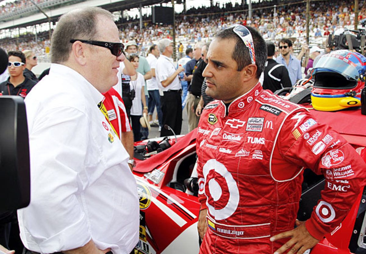 After a hopeful start, Chip Ganassi (left) did not get the results he expected from Juan Pablo Montoya.