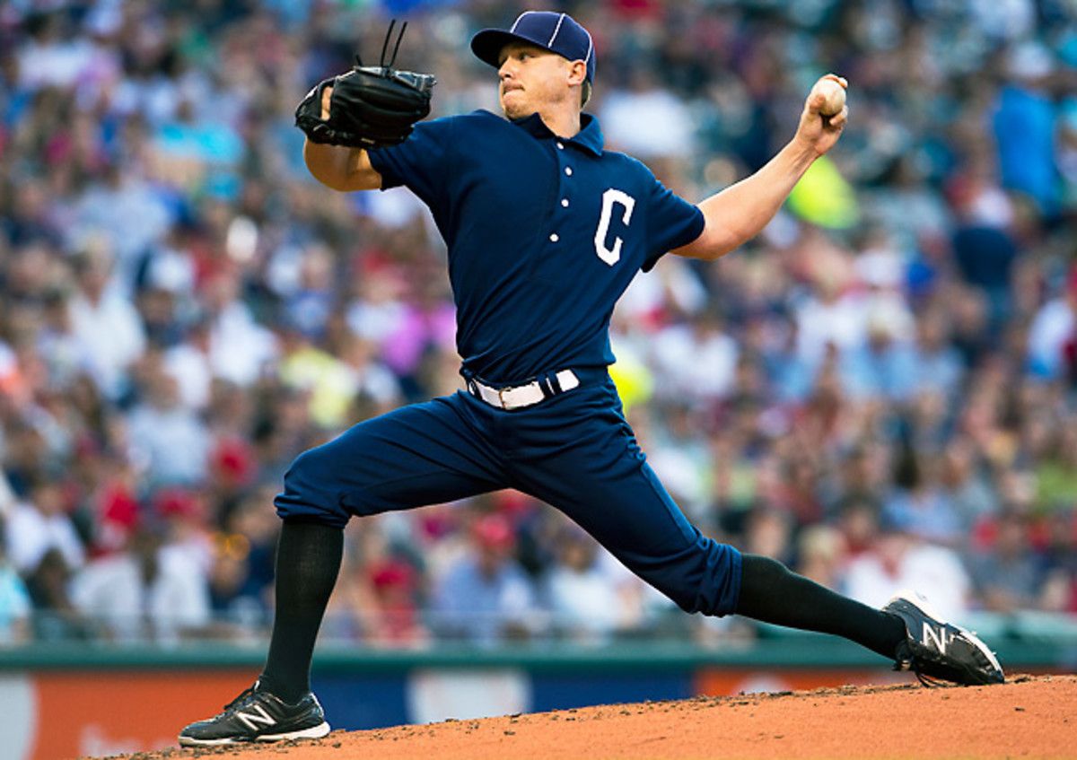 Cleveland's Scott Kazmir, who faces the woeful Marlins Sunday, is this weekend's best stream option.
