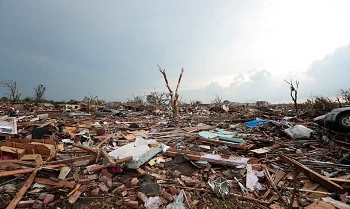 Moore, Oklahoma after the tornado