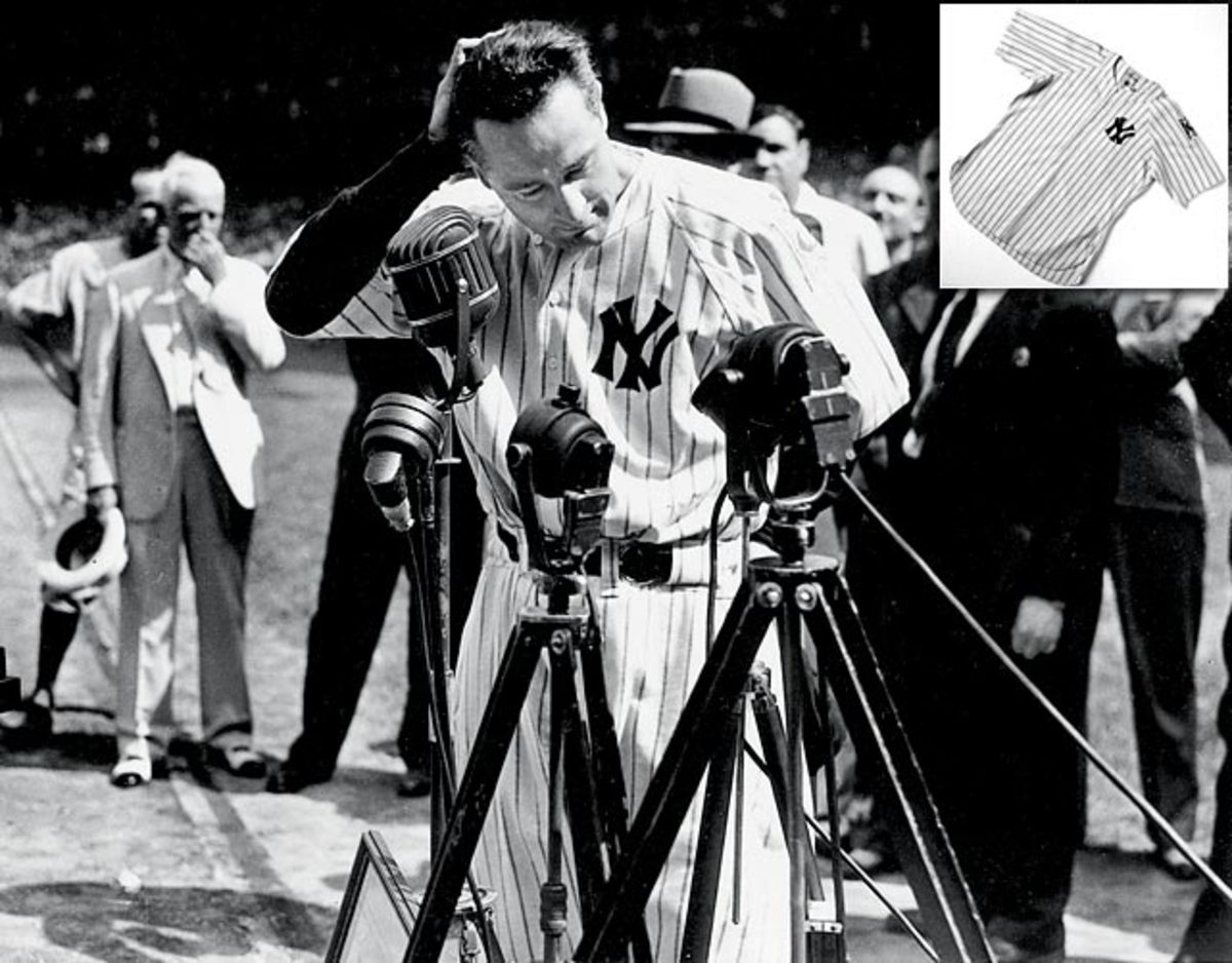 Lou Gehrig 1939 "Farewell Speech" Uniform