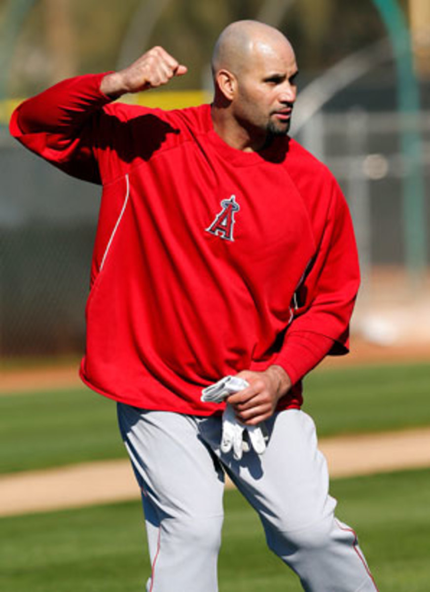Albert Pujols had surgery in October on his right knee but expects to be ready for Opening Day.