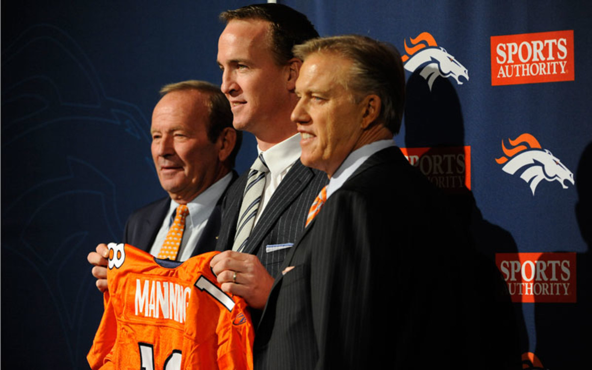 If Peyton Manning didn't choose Denver in March 2012, the NFL landscape would look markedly different today. (Joe Amon/Getty Images) 