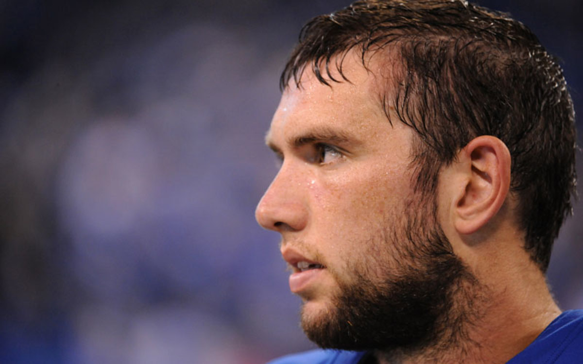 If Indy kept Manning, Andrew Luck would be the new face of another franchise. (Jonathan Moore/Getty Images)