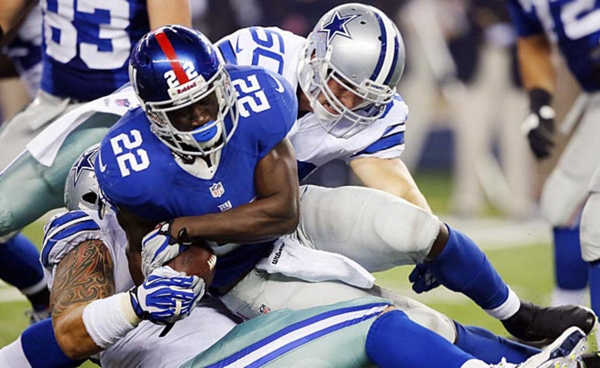 Al Michaels and Cris Collinsworth were entertaining Sunday night in discussing the fumbling of David Wilson.