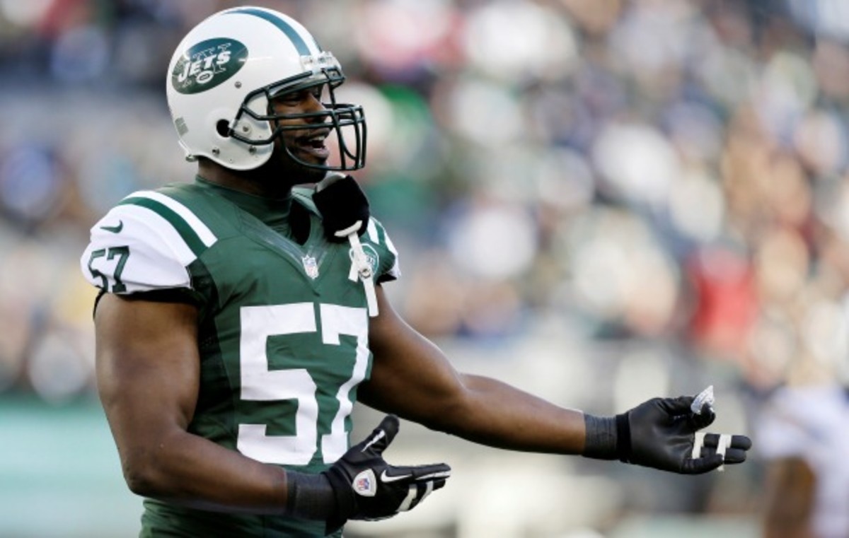 Bart Scott started 60 games over his four seasons with the New York Jets. (Kathy Willens/AP)