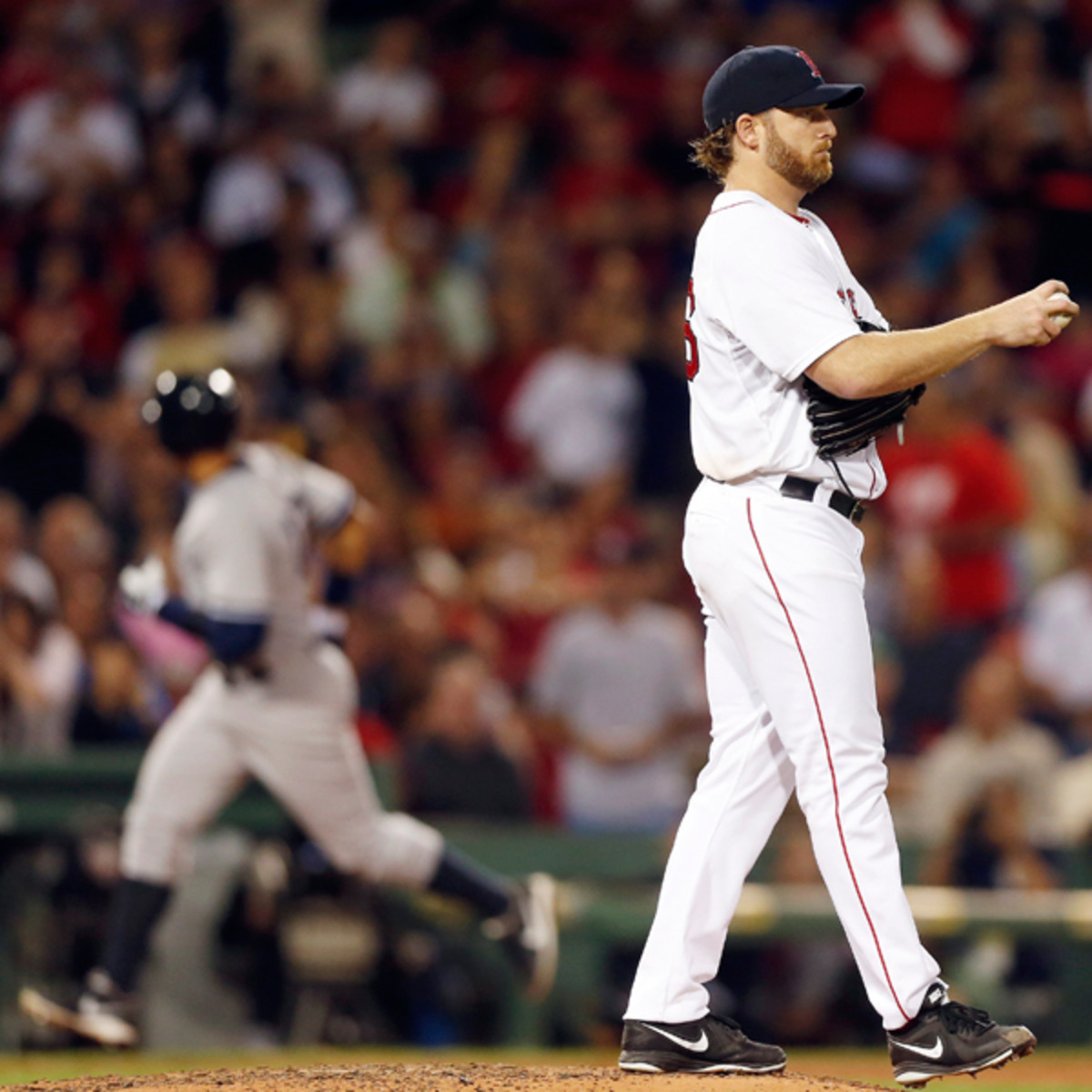 Ryan Dempster was given a five-game suspension for throwing at Alex Rodriguez. (Jared Wickerham/Getty Images)