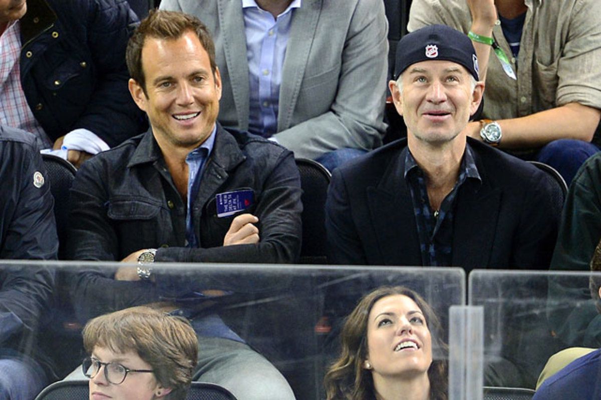 Will Arnett and John McEnroe