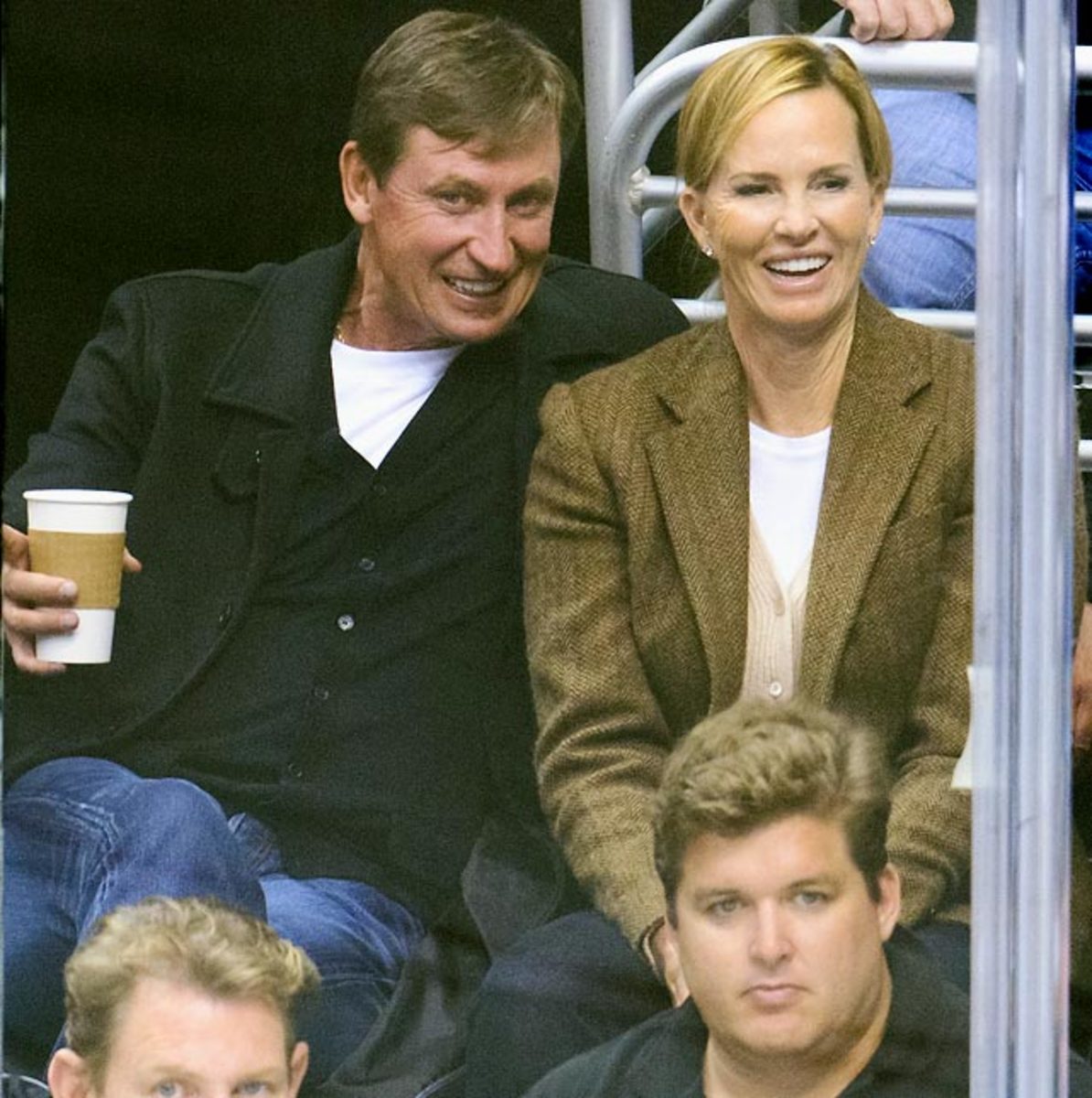 Wayne Gretzky and wife &lt;br&gt; Janet Jones