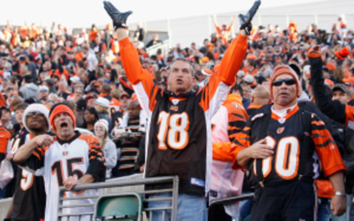 Despite their 8-0 home record this season, the Bengals haven't won a playoff game since January 1991. (John Grieshop/Getty Images)