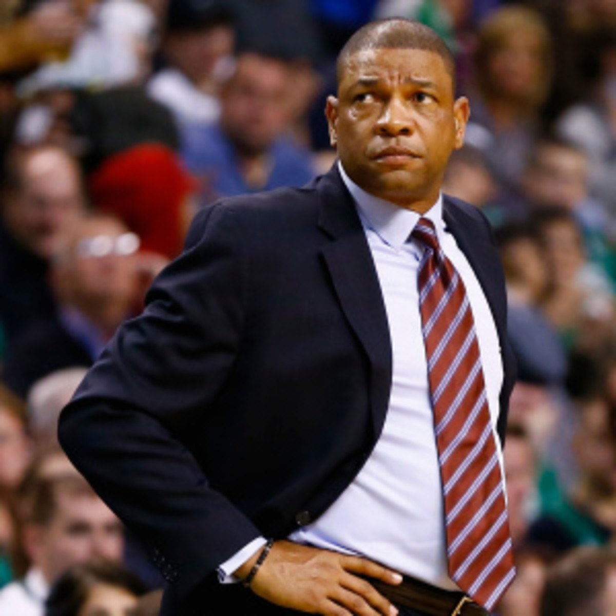 Doc Rivers was on his way to the Boston Marathon finish line when the bombs exploded. (Jared Wickerham/Getty Images)