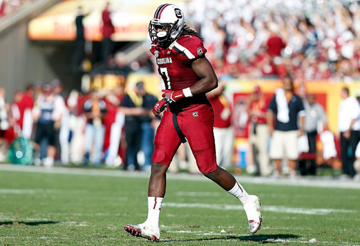 Jadeveon Clowney racked up 13 sacks and 23.5 tackles for loss during his standout sophomore season.