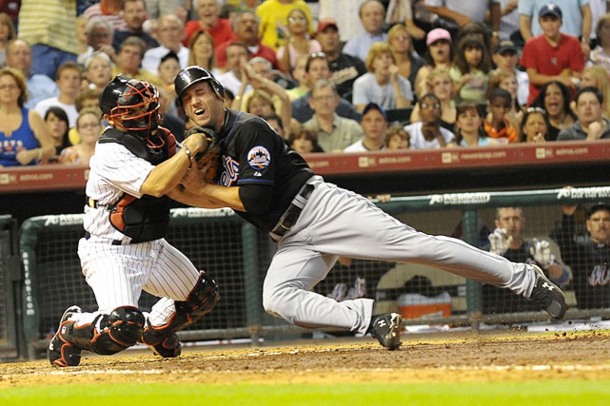 Jeff Francoeur (right), Ivan Rodriguez