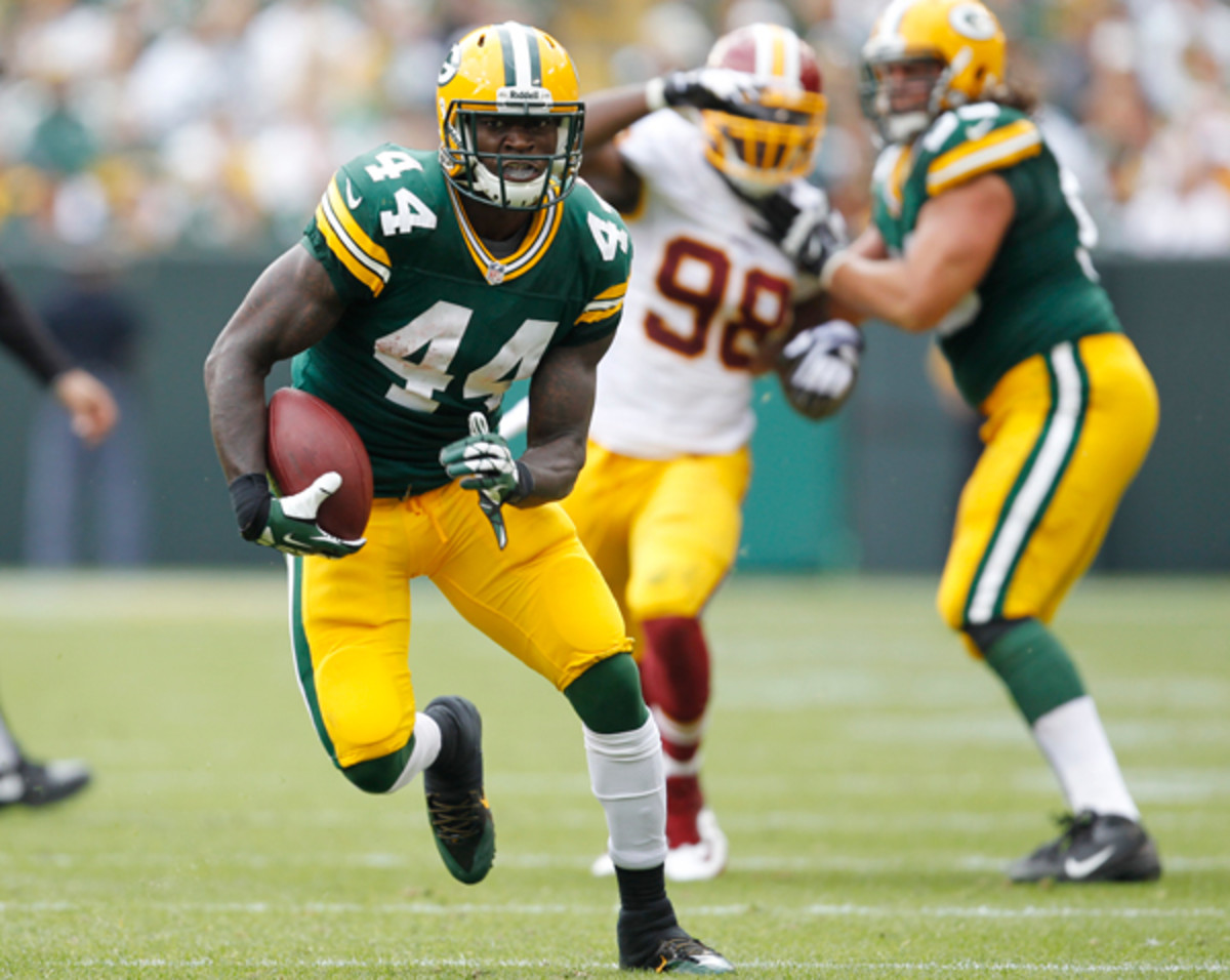 James Starks rumbled for 132 yards against the Redskins.