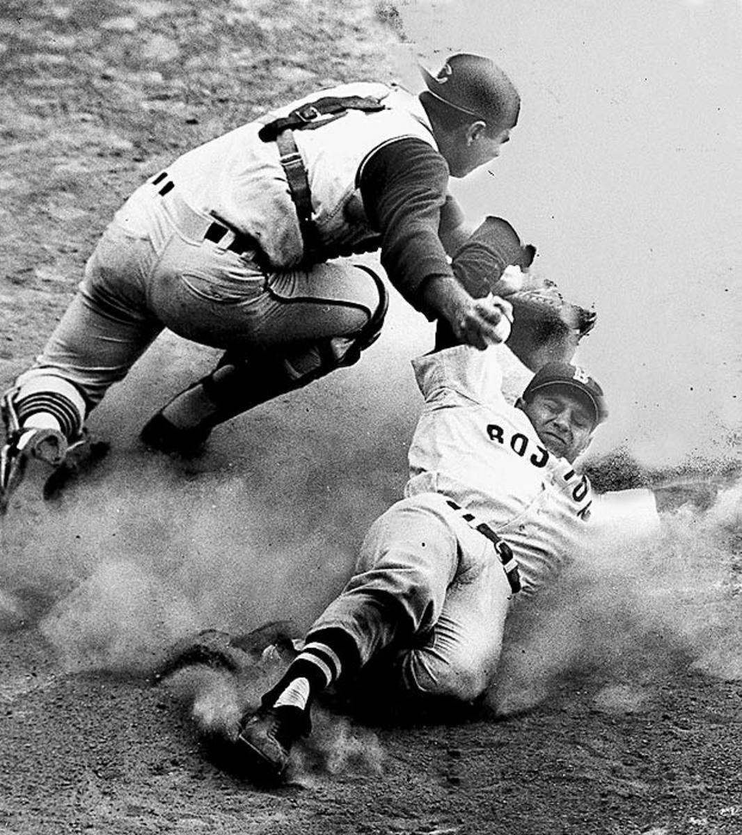 Carl Yastrzemski (right), Joe Azcue