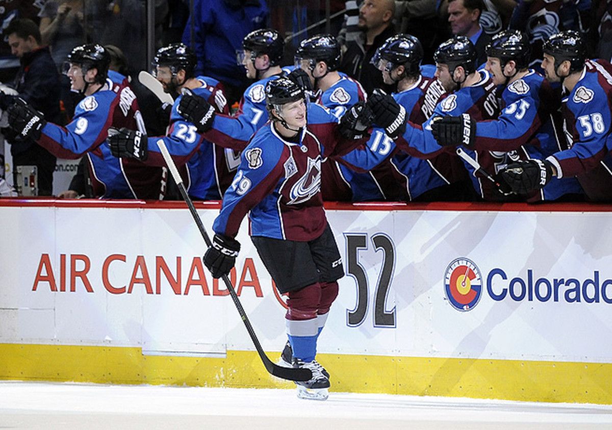 Nathan MacKinnon's heady play has belied his status as one of the youngest players in the NHL.
