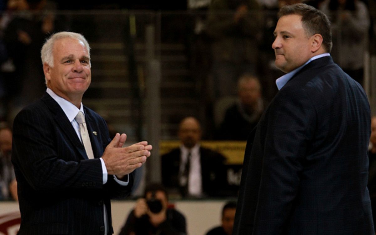 A new logo and uniform are among the changes Dallas Stars president Jim Lites and owner Tom Gaglardi have in store for 2013-14. (Ronald Martinez/Getty Images)