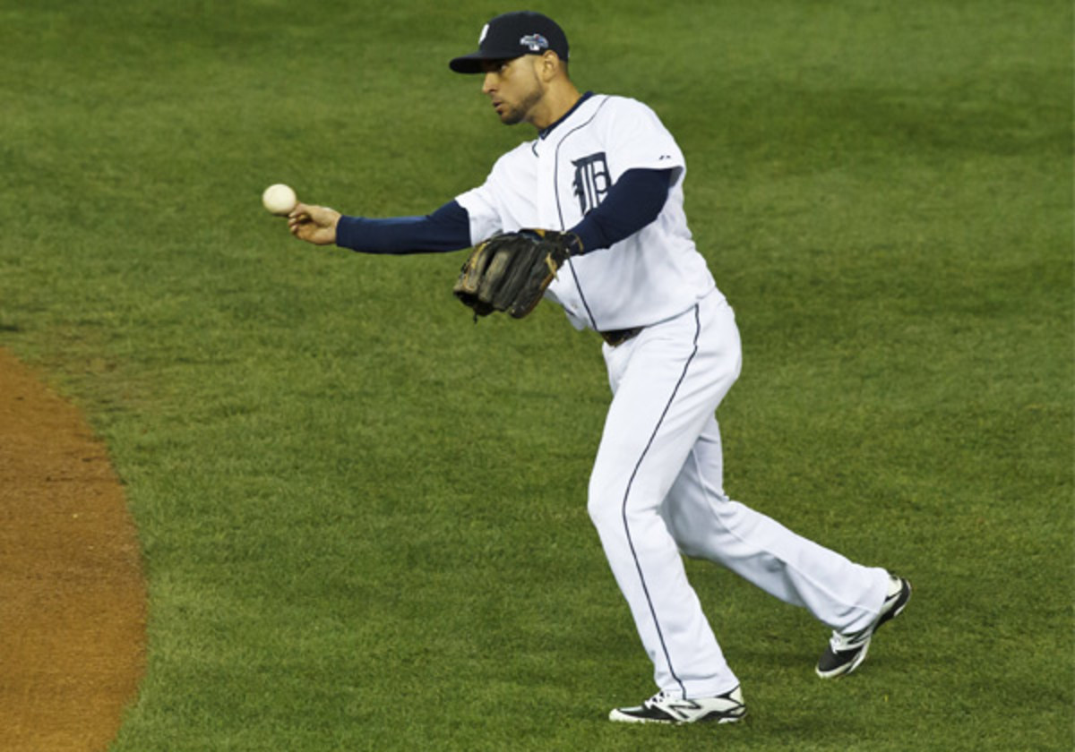 Omar Infante hit with the Tigers in 2013. (Scott W. Grau/Icon SMI)