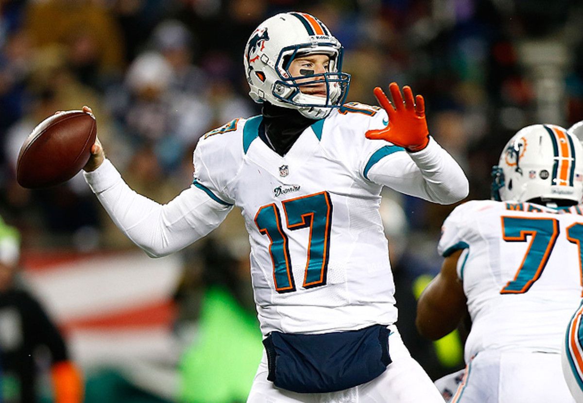 Ryan Tannehill threw for 3,284 yards and 12 touchdowns last season, but he threw 13 interceptions.