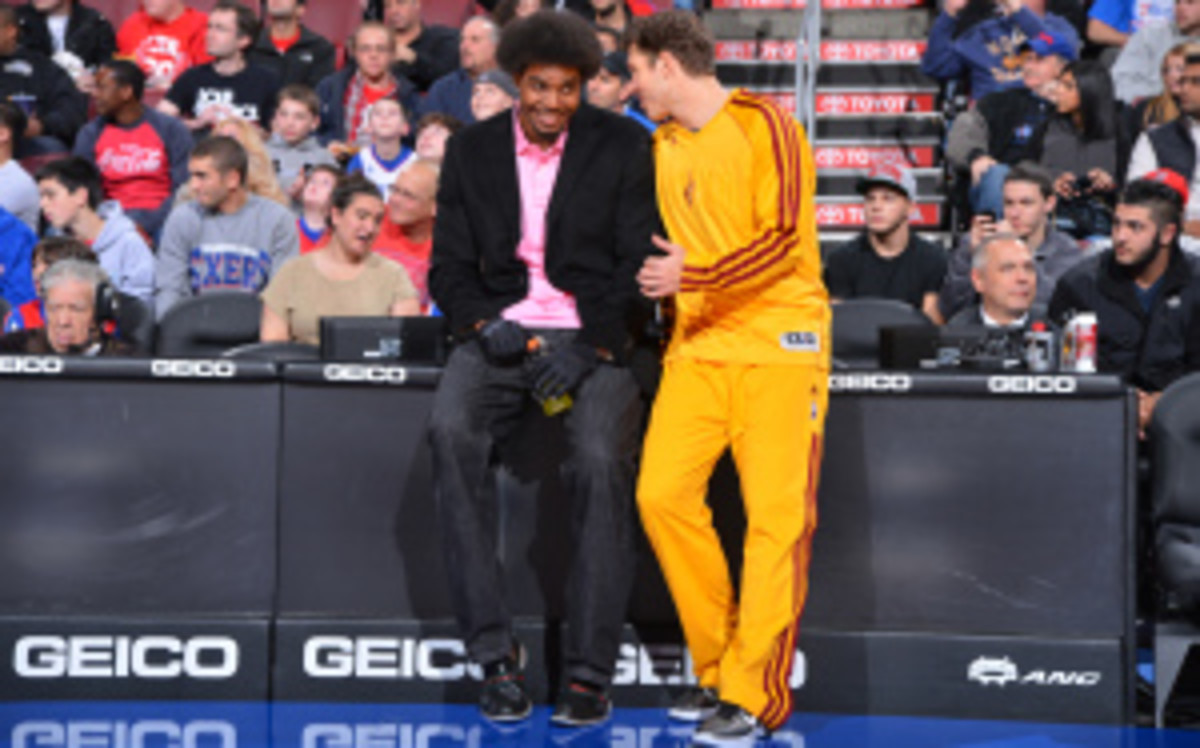 The oft-injured Andrew Bynum reportedly received a two-year, $24 million offer from the Cavs. (Jesse D. Garrabrant/Getty Images)
